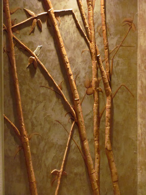 Faux Bamboo bas relief Art-Faux Designs 